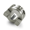 Ruland Keyed Clamp Oldham Cplg Hub, Bore 0.625", OD 1.313", Stainless Steel OCC21-10-SS